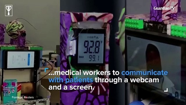 Nigerian students design COVID-19 care robot