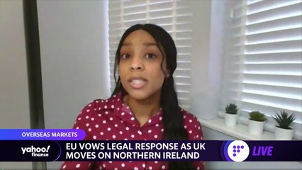 EU vows legal response as UK moves on Northern Ireland