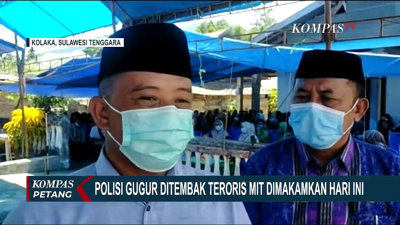 Suasana Haru Menyelimuti Pemakaman Anggota Brimob yang Gugur Ditembak Teroris MIT Poso