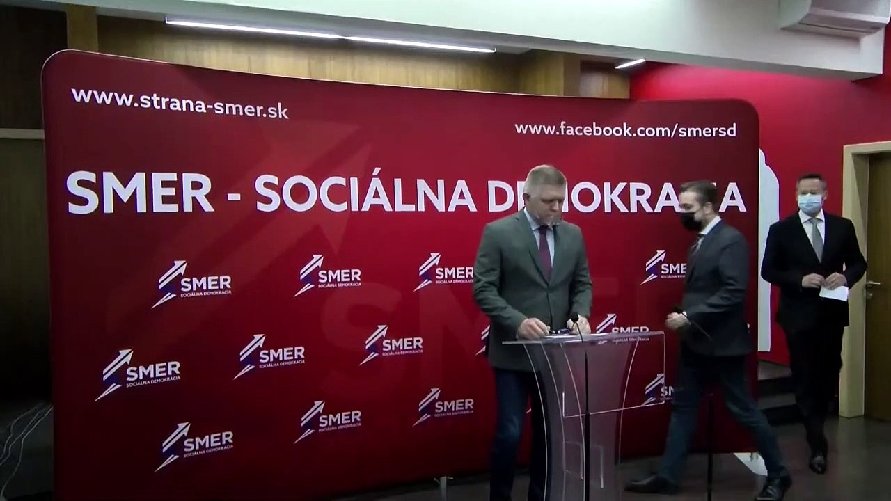 ZÁZNAM:TK predsedu Roberta Fica a podpredsedov strany Smer k aktuálnej politickej situácii