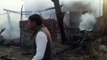 संदिग्ध परिस्थितियों में आग लगने से 17 घर जलकर राख