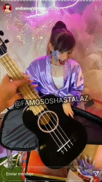 La lujosa fiesta de cumpleaños de la hija de Andrea Valdiri