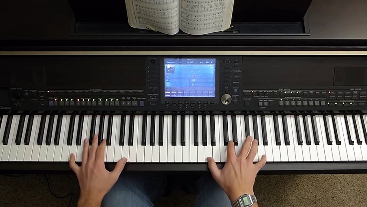 Grace Greater Than Our Sin - piano instrumental hymn with lyrics