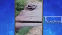 El Cazanoticias: mal estado de un puente en Pivijay, Magdalena