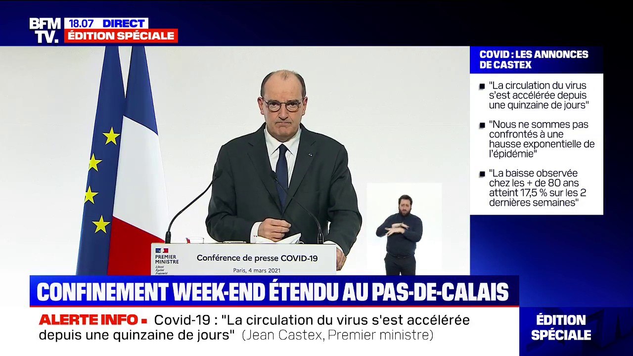 Jean Castex: "Nos établissements de santé restent toujours soumis à une forte pression"