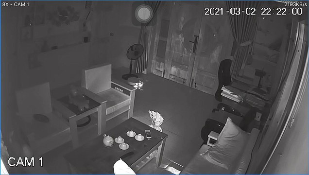 Reversing Robot Vacuum Moves Fan