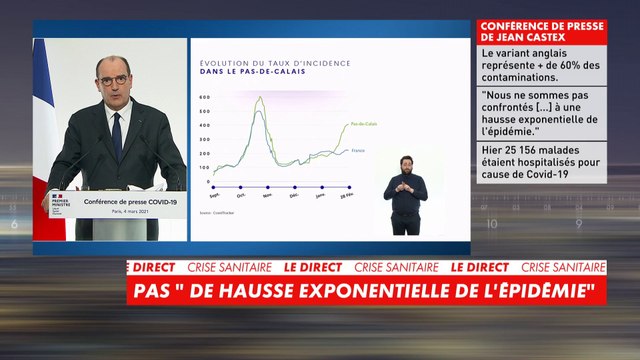 Jean Castex : «Nous allons étendre le dispositif de confinement le week-end à l’ensemble du département du Pas-de-Calais. Il s’appliquera dès ce week-end»