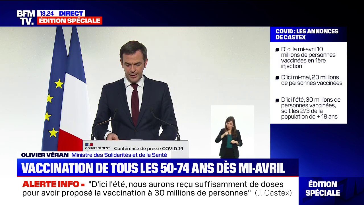 Olivier Véran annonce que les pharmaciens seront autorisés à vacciner dès la mi-mars