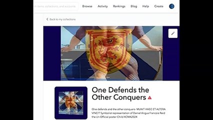 One Defends the other Conquers-Nova Scotia Motto-NFT-Video