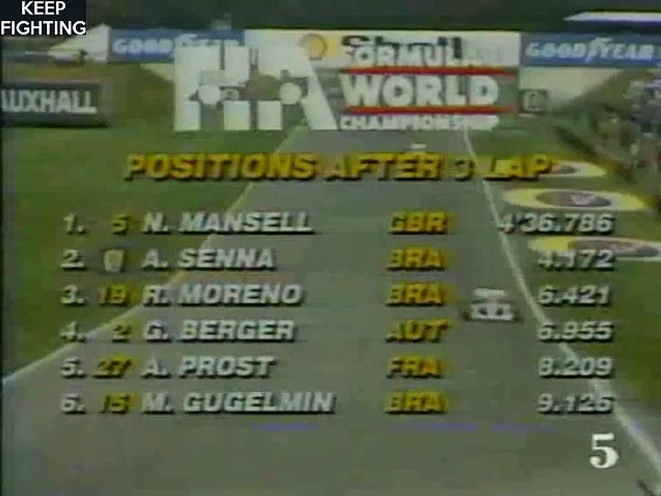 508 F1 8) GP de Grande-Bretagne 1991 p1