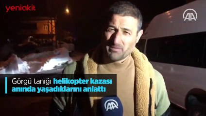 Kazaya ilk müdahale eden vatandaş o anları anlattı: Hemen karı kazmaya başladım