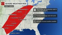 Increasing risk of severe thunderstorms