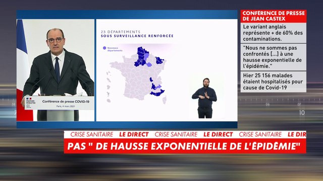 Coronavirus : 23 départements placés en surveillance renforcée