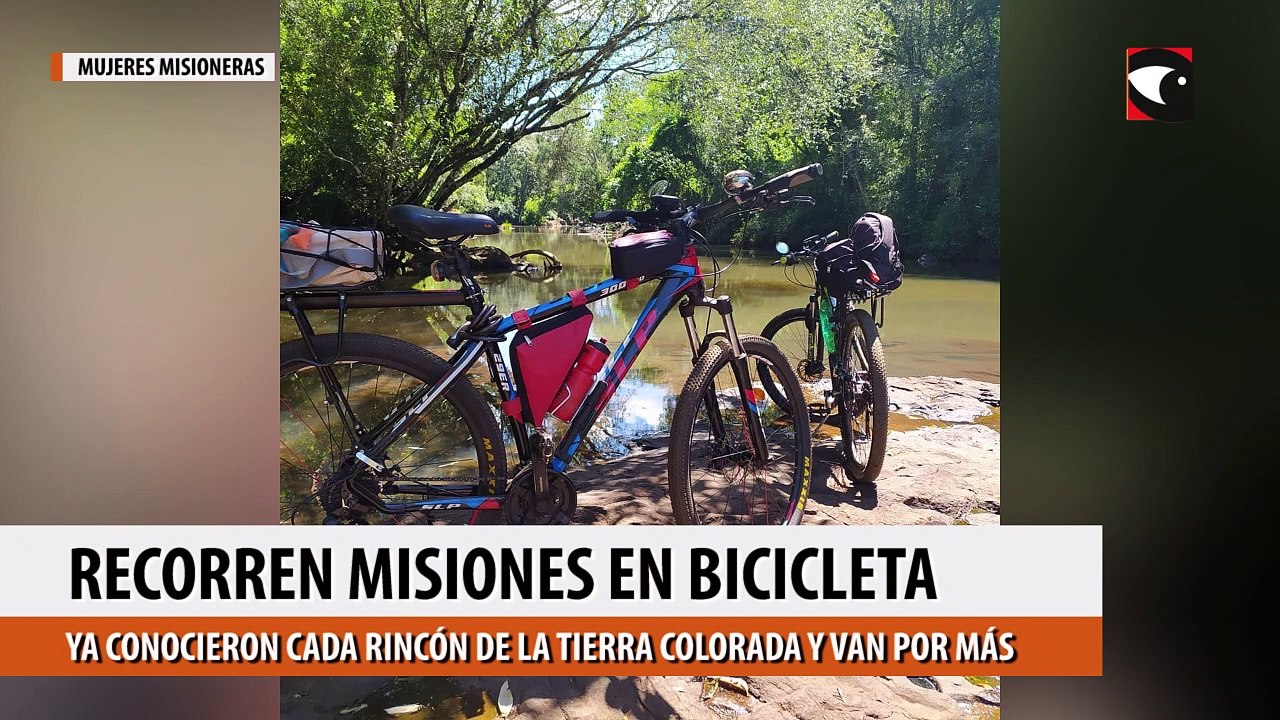Recorren Misiones en bicicleta