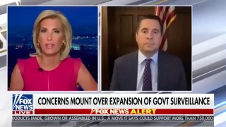 CONCERNS MOUNT OVER EXPANSION OF GOVERNMENT SURVEILLANCE Devin Nunes on The Ingraham Angle March 3- 2021 Are people insane enough to listen to MR LIAR HEAD Adam Schiff? He isn't in prison yet?