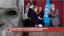 ¡Alicia Bárcena avala programas y lema de AMLO “por el bien de todos primero los pobres”
