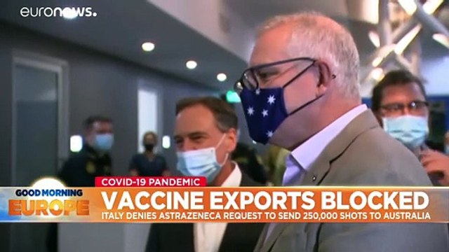 EU first as Italy blocks export of COVID-19 vaccines to Australia