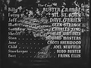1941: Billy The Kid, Wanted (Buster Crabbe, Al St. John, Dave O'Brien) part 1/2