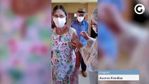 Casal de idosos é vacinado pela própria filha, enfermeira em Colatina