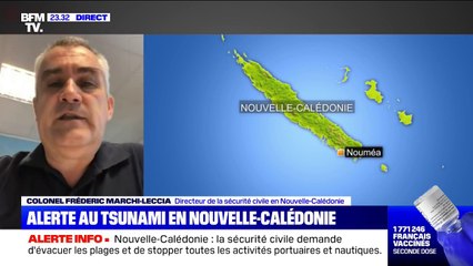 Alerte au tsunami en Nouvelle-Calédonie: "C'est probablement le premier d'une série", selon le directeur de la sécurité civile