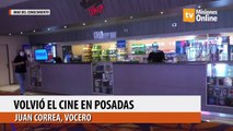 Volvió en cine en Posadas