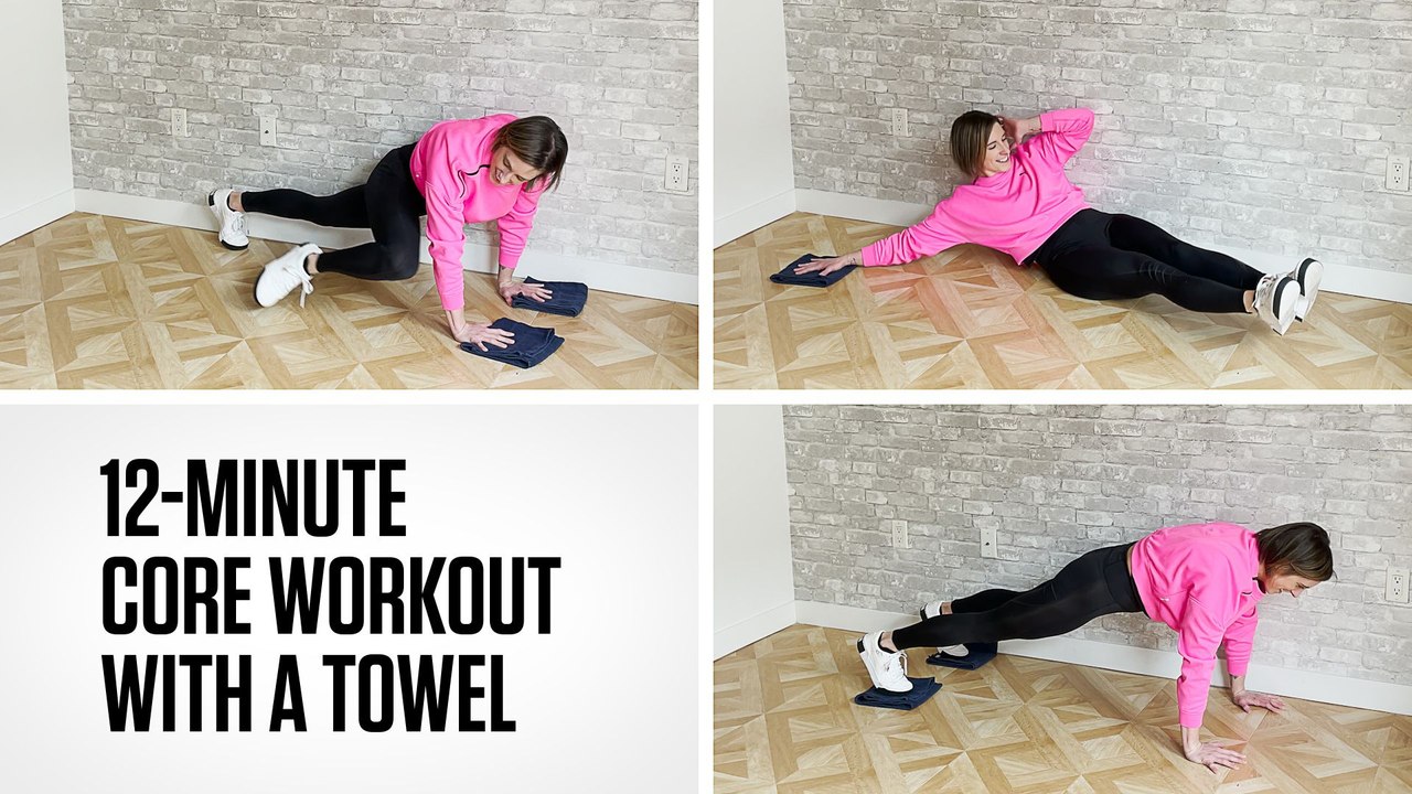 12-Minute Core Workout With a Towel