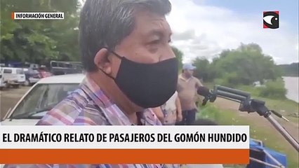El dramático relato de pasajeros del gomón hundido