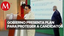 Secretaría de Seguridad presenta plan para proteger a candidatos electorales