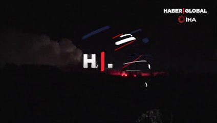 Et üretimi yapılan fabrikada büyük çaplı yangın