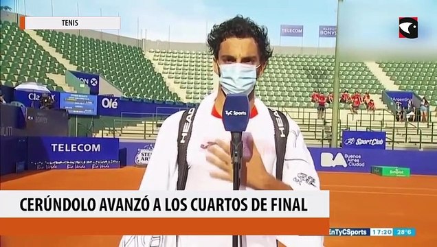 Cerúndolo avanzó a los cuartos de final