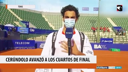 Cerúndolo avanzó a los cuartos de final