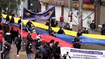 Cientos de comerciantes protestan en Bogotá contra las restricciones por la pandemia
