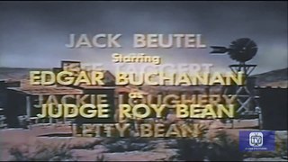 Judge Roy Bean - Season 1 - Episode 26- The Travelers | Edgar Buchanan, Jack Buetel, Jackie Loughery