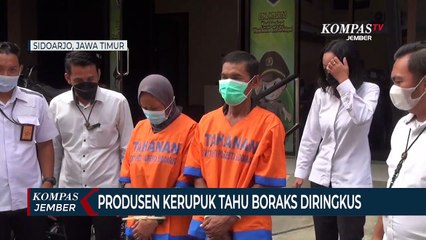 Descargar video: Produsen Kerupuk Tahu Boraks Diringkus Polisi, Pelakunya Suami Istri