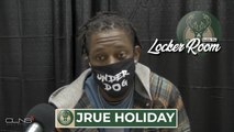 Jrue Holiday Reacts to HUGE Game Winning Shot vs Grizzlies