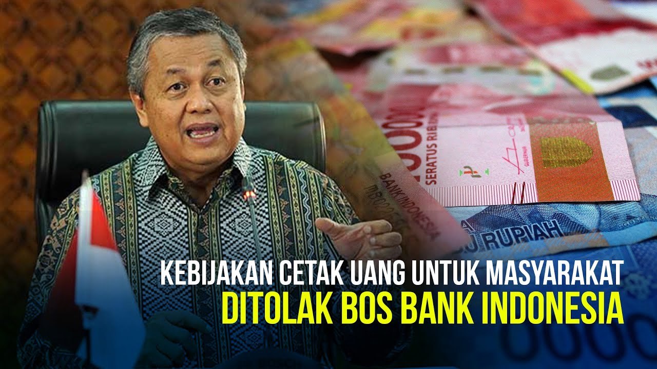 Bank Indonesia Tolak Kebijakan Cetak Uang Berlebih