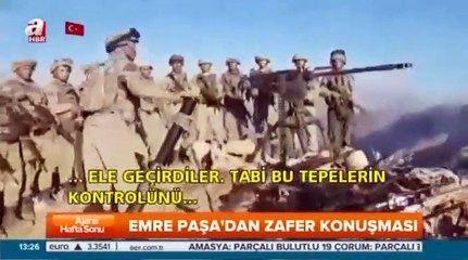 Generallerden muhteşem zafer konuşması!