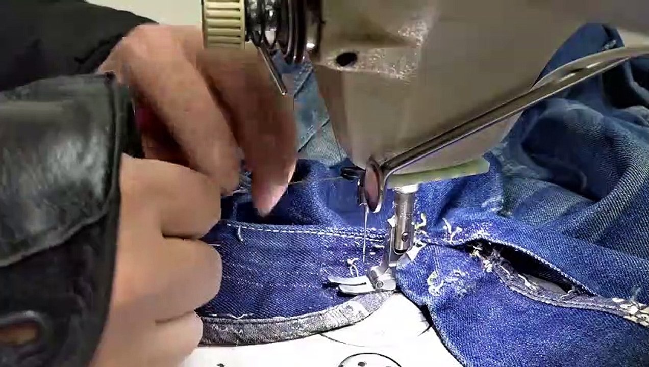 Jeans replacement zipper牛仔裤换拉链
