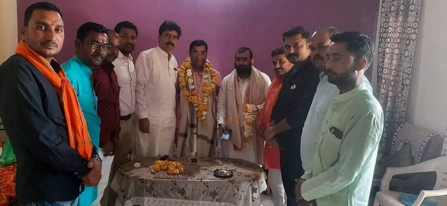 नगर पालिका चुनाव के लिए प्रभारी बने पदाधिकारियों का नगर मंडल ने किया स्वागत