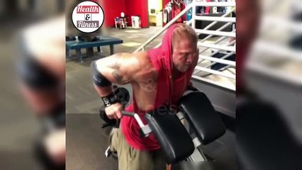 Brandon Beckrich Big Muscles