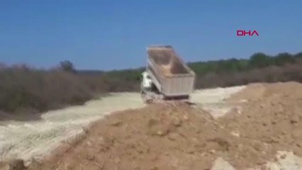 BURSA Jandarmanın kaçak hafriyat dökerken suçüstü yaptığı şirkete 276 bin 588 TL ceza