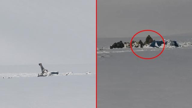 11 şehit verdiğimiz helikopter kazası sonrası bölgeden yeni görüntü! Ekipler olay yerine ulaştı