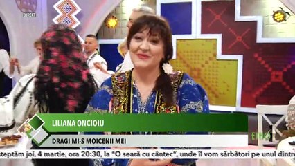 Liliana Oncioiu - Dragi mi-s moiecenii mei (O seara cu cantec - ETNO TV - 04.03.2021)