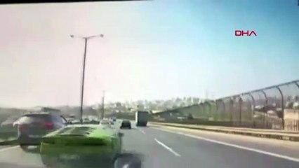 Drift şampiyonu lüks aracıyla kaza yaptı