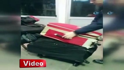 Sınır kapısında ilginç görüntü