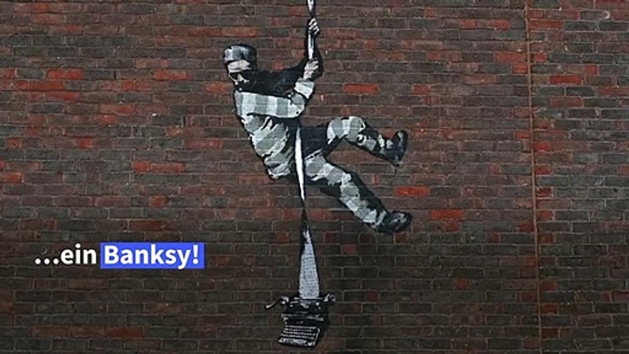 Banksy bekennt sich zu Gefängnis-Graffiti