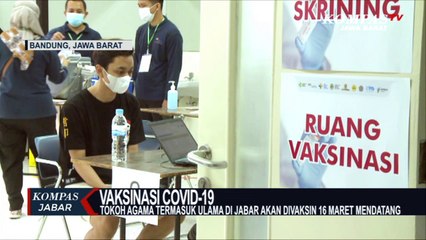 16 Maret Giliran Tokoh Agama Jabar Divaksin