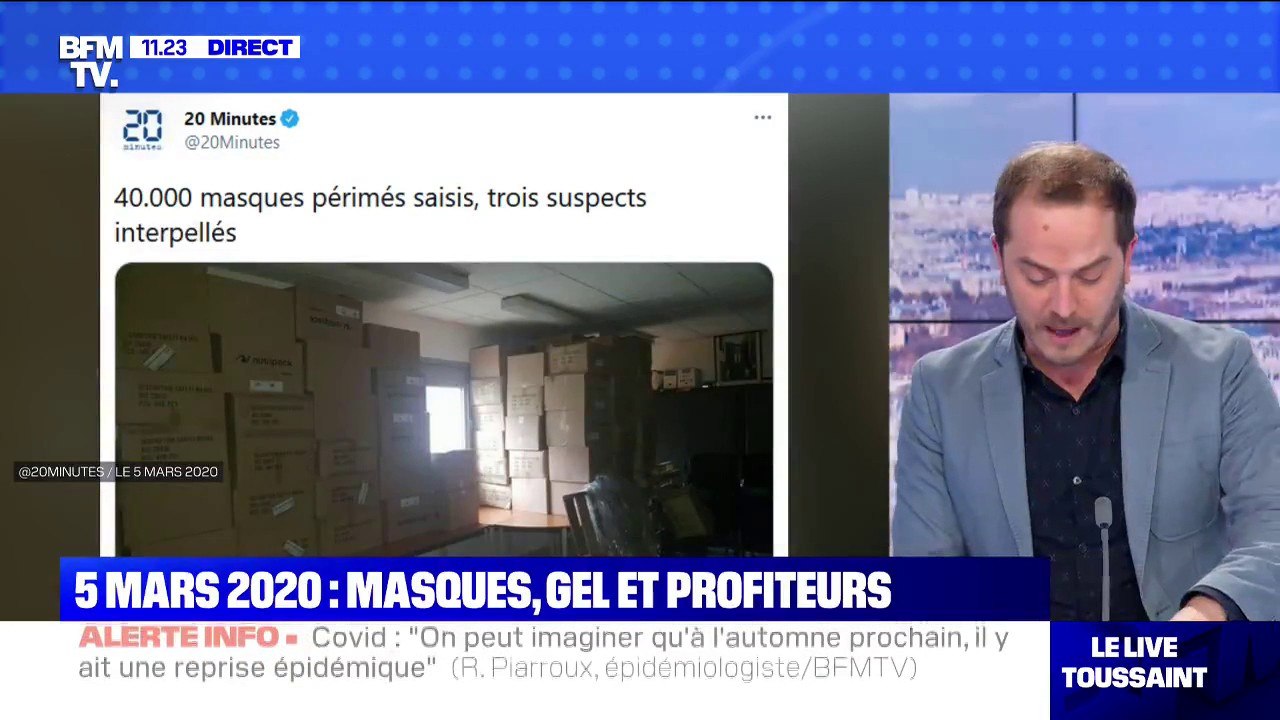 Covid, il y a un an: masques, gel et profiteurs
