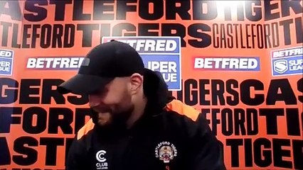 Castleford Tigers' Paul McShane on whether there's any extra pressure as Man of Steel