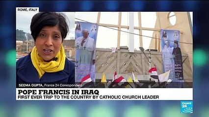 Pope Francis leaves Rome at start of risky trip to Iraq